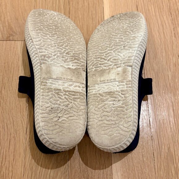 Cienta Kids Mary Janes Navy Blue Size 34 (3) - Picture 8 of 9
